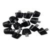 Grimmstr 12 PCS Football Boot Spikes Professional Soccer Boot Cleats M5 Replacement Accessories Studs with Wrench Track Shoes Spikes 10mm, Black view 3