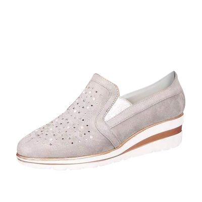 Fashion Wedge Heeled Sneakers for Women,Hidden Wedge Sneakers Dressy Orthopedic Ladies Bling Rhinestone Platform Sneakers Comfort Anti Slip Arch Support Sneakers For Casual and Daily Wear
