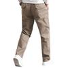 WZIKAI Mens Cargo Pants,Elastic Waist Sweatpants for Men Casual Long Trousers Light Jogger Pants Light Coffee S view 4