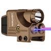 Blue Purple Laser Beams with 800 Lumens Flashlight for Pistols, 3 in1 Laser Light Combo, Tactical USB Rechargeable Laser Sight, Strobe & Steady Flashlight for Picatinny Rail view 1