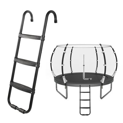 LeffEase Trampoline Ladder, 3-Step Ladder for Easy Assembly, 220Lbs Capacity Trampoline Accessories for Kids