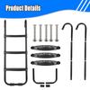 LeffEase Trampoline Ladder, 3-Step Ladder for Easy Assembly, 220Lbs Capacity Trampoline Accessories for Kids view 3