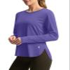 Women's Sun Shirts UPF 50+ Long Sleeve UV Protection Shirt Lightweight Quick Dry Workout Hiking Tops for Women(Vintage Purple,S) view 1