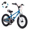 RoyalBaby EZ Kids Bike, 16 Inch Wheel Bicycle with Quick Release Crank for Beginners Easy Learn Biking, Boys Girls Ages 4-7 Years, Royal Blue view 1