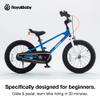 RoyalBaby EZ Kids Bike, 16 Inch Wheel Bicycle with Quick Release Crank for Beginners Easy Learn Biking, Boys Girls Ages 4-7 Years, Royal Blue view 2