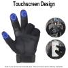 VPZenar 2 Pair Airsoft Gloves, Tactical Gloves with Hard Shell, Black Motorcycle Gloves Touchscreen for Men in Bike, Driving, Hunting, Size Large L view 3