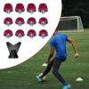 Amagogo 12x Soccer Replacement Spikes Screw in 7mm 10mm Professional Football Shoe Spikes Rugby for Indoor Outdoor Sports, Dark red view 3