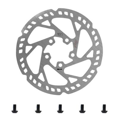 UFDIPLMY 135mm Brake Disk Compatible With Xiaomi M365 Pro Pro 2 1S Mi3 Electric Scooter Modified Brake Stainless Steel Disc Pads Replacement Parts, WHITE
