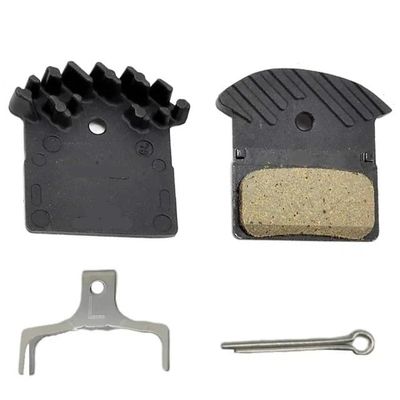 XIBANY Motorized Scooter for Shimano J02A J04C J05A Road Mountain Bicycle Resin Metal Disc Brake Pads Ice-Tech for M985 M785 M675 M666 M615 S700 RS785 R785 Motorized Scooter (Color : J02A 1 Set)