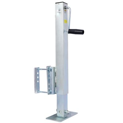 FRITHJILL Square Tube Trailer Jack - Heavy Duty 2,500 Lbs Fixed Mount with Drop Leg, 28.6" Lift, 2" Jack Tube