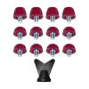 Aymzbd 12x Track Shoes Accessories Rugby Stable Non Slip M5 Football Boot Soccer for Competition Athletic Sneakers, Dark red view 1