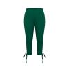 ZYXTIM Cotton Capri Leggings for Women High Waisted Capri Leggings for Women Tummy Control Workout Cropped Pants 3/4 Length Seamless Yoga Pants Gym Essentials view 3