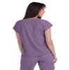KOI Planet Kailani Women's 1-Pocket Eco-Friendly Scrub Top Dusty Grape Small view 2