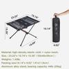 Naturehike Camping Foldable Table, Lightweight table With 2 Cup Holders,Portable Outdoor Table For Beach,Backyard, BBQ, Party, Picnic, Included Carrying Bag (Mixed-aluminum alloy (no cup holders)) view 2