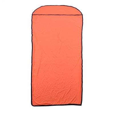 Gavigain Sleep Sack Adult, Travel Camping Sleeping Sack Ultralight Elastic Hotel Sheet Compact Sleep Bag Sack Compact Tanning Sleep Sack for Outdoor Camping Youth Hostels Picnic (Orange)
