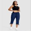ISEEGZ Hiking Capris for Women with Pockets Lightweight Quick Dry Cargo Capri Travel Pants Women Casual Women's Capris view 2