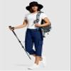ISEEGZ Hiking Capris for Women with Pockets Lightweight Quick Dry Cargo Capri Travel Pants Women Casual Women's Capris view 4