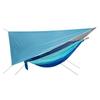 TTANPSON Hammock Portable Nylon Camping Hammock with Waterproof Rain Fly Canopy Tarp for Outdoor Hanging Bed Sleeping, Blue view 1