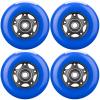 WHEELCOME Inline Skate Wheels Outdoor & Indoor Blade Roller Skate Wheels 85a Roller Hockey Wheels w/Bearings ABEC-9 for Scooter Luggage Repair, 64mm 70mm 72mm 76mm 80mm Dia, 8-Pack (Blue, 64mm) view 2
