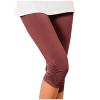 Capri Leggings for Women Plus SizeWomens Capri Yoga Pants Loose Workout Joggers Drawstring Sweatpants Lounge Pajama Capris Pants with Pockets view 1