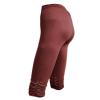 Capri Leggings for Women Plus SizeWomens Capri Yoga Pants Loose Workout Joggers Drawstring Sweatpants Lounge Pajama Capris Pants with Pockets view 4