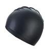 Doovid Unisex Swimming Caps Waterproof Silicone Ear Protection Long Hair High Elasticity Swim Cap Black view 1