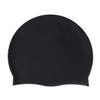 Doovid Unisex Swimming Caps Waterproof Silicone Ear Protection Long Hair High Elasticity Swim Cap Black view 2