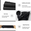 Doovid Unisex Swimming Caps Waterproof Silicone Ear Protection Long Hair High Elasticity Swim Cap Black view 3