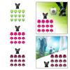 Menolana 12Pcs Track Shoes Spikes Rugby Shoes M5 Turf Anti Slip with Wrench Soccer Boot Cleats Football Boot Spikes for Training, Green view 2