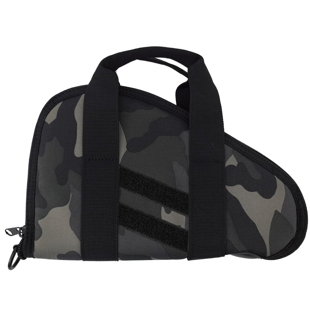 EASY BW Soft Pistol Case, Handgun Pistol Rug With Handle For Shooting, Hunting and Range Sports, Black Camo