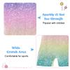 Funnycokid Gymnastics Leotards for Girls Kids Outfits Sparkly Clothes Ballet Unitard One Piece, diamond rainbow, 4-5T view 4