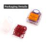 KUNSILANE Octopus Beak Fishing Circle Hooks - 100 Pack - 6 Size - Red view 4