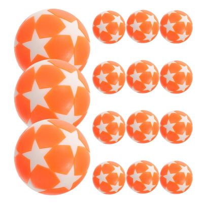 Vaguelly 15pcs Foosball for Tabletop Soccer Games Mini Footballs for Foosball Table Accessories and Family Fun