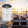 LOCADENCE Drop in Swivel Rod Holder, 360 Degree Rotation 304 Stainless Steel Fishing Pole Converter, Gimbal Rod Holder Marine Hardware for Outdoor Fishing view 3