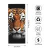 KHiry Microfiber Towel Tiger Face Towels for Beach Quick Dry Towel Soft Lightweight Travel Towels Absorbent Large Easy Pack Travel Things Beach Blanket for Gym Sports Swimming, 30*70cm view 2