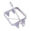 Yellulu Boat Slide Anchors, Folding Anchor Prevents Anchor Slide 13lb, Galvanized Foldable Sliding Cube Anchor | 11.72in Anchor Handle | Anchor Rope Not Included | for Up to 22Ft Boats Pontoon view 1