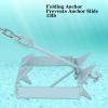 Yellulu Boat Slide Anchors, Folding Anchor Prevents Anchor Slide 13lb, Galvanized Foldable Sliding Cube Anchor | 11.72in Anchor Handle | Anchor Rope Not Included | for Up to 22Ft Boats Pontoon view 3