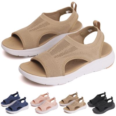 Women's Breathable Orthopedic Sandals Comfortable Walking Tennis Shoes Sandals Arch Support Wide Fit Plantar Fasciitis Sport Athletic Hiking Outdoor Active Summer Dressy Soft Mat Diabetic Sandalss (Brown, Adult, Women, 6, Numeric, US Footwear Size Sy