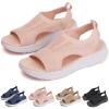 Women's Breathable Orthopedic Sandals Comfortable Walking Tennis Shoes Sandals Arch Support Wide Fit Plantar Fasciitis Sport Athletic Hiking Outdoor Active Summer Dressy Soft Mat Diabetic Sandalss (Pink, Adult, Women, 5.5, Numeric, US Footwear Size S view 1