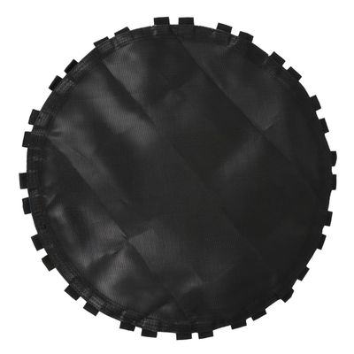 Trampoline MeshTrampoline Replacement Jumping Mat Water-Resistant UV Resistant High Elastic Garden Trampoline Jumping Mat,54inch-44buckle,Black