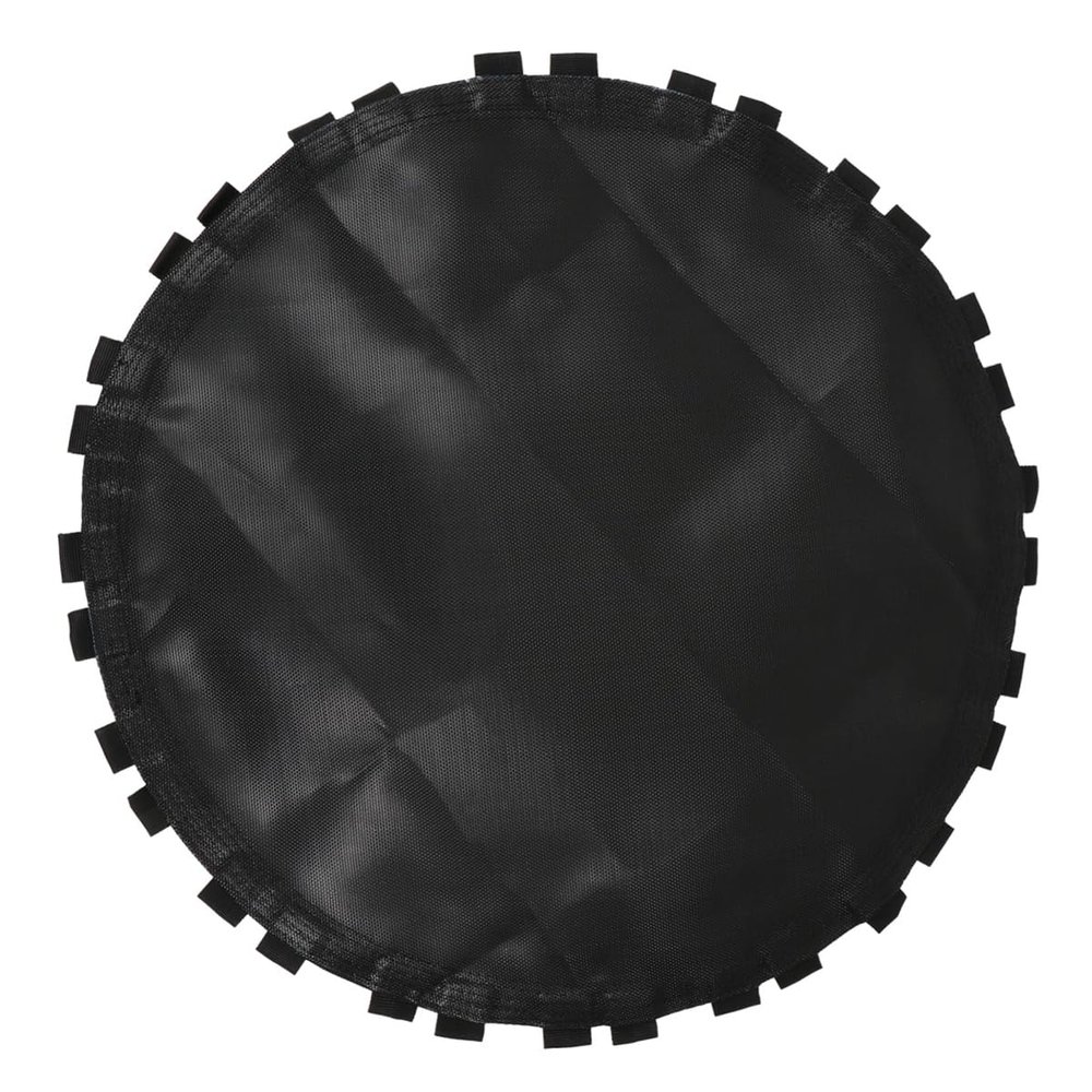 Trampoline MeshTrampoline Replacement Jumping Mat Water-Resistant UV Resistant High Elastic Garden Trampoline Jumping Mat,54inch-44buckle,Black