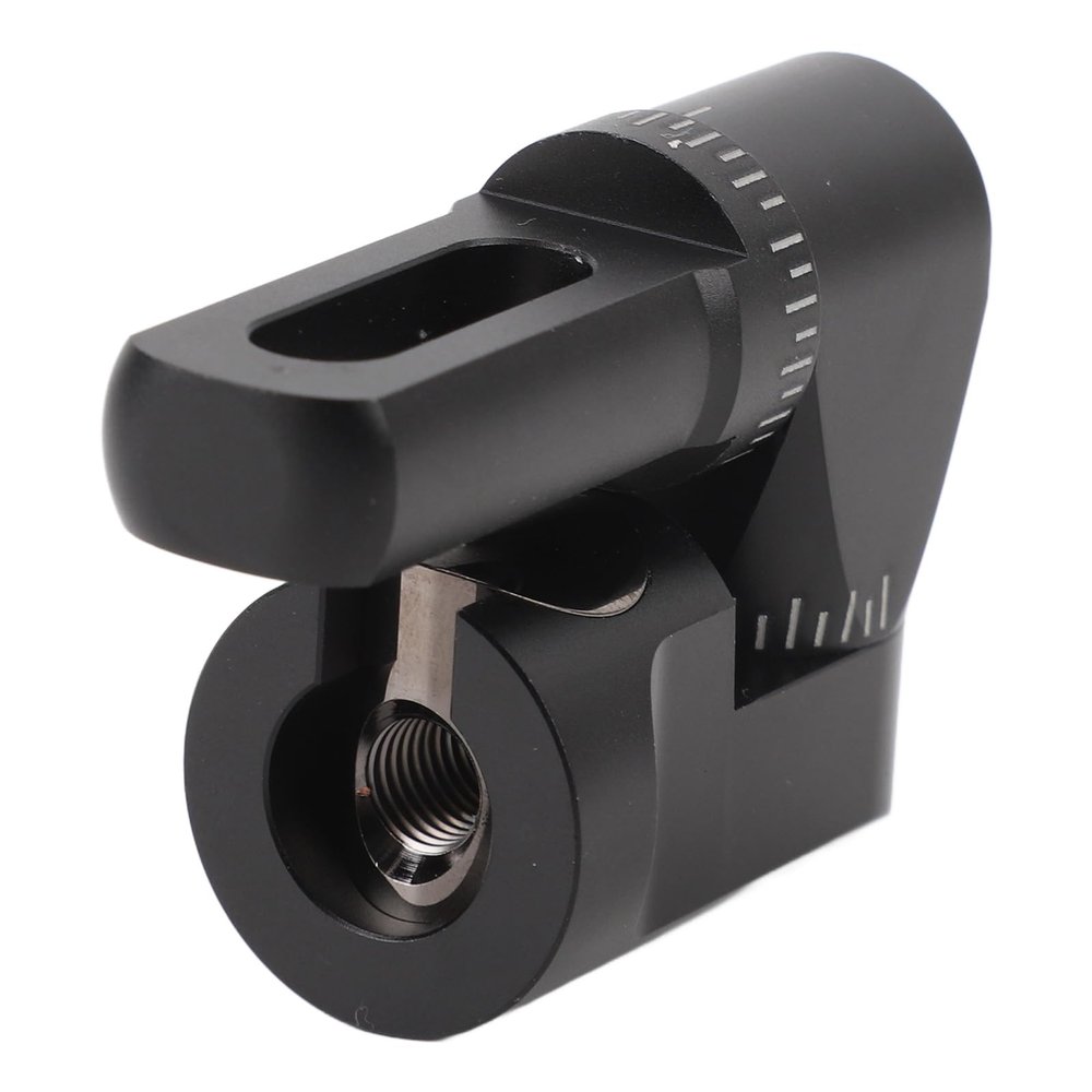 Tbest Single Side Adjustable V-Bar Mount,Bow Stabilizer Adjustable Single Side V Bar Mount Quick Disconnect Rod for Compound Bow Archery Bow