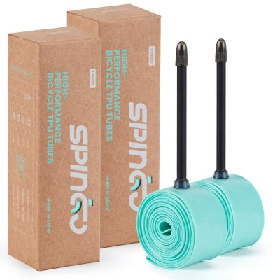 2-Pack/4-Pack SPINGO TPU Inner Tube 700C x 23C-32C with 48mm/60mm/80mm Presta Valves, Ultralight TPU Tubes 700C for Road Bike TPU Inner Tube Portable Spare Tire for Training and Cycling