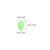 PATIKIL 10x7mm Glow Fishing Beads, 100Pcs Plastic Oval Rubber Luminous Fishing Bait Eggs Rig Bead Tackle Lures Accessories with Storage Box, Green view 2