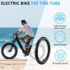 24x4,26x4.9Fat Bike Tube,Replacement Puncture Proof Inner Tube,Butyl Rubber Bicycle Tube for Ebike Road Mountain Snowmobile Tire,20x4,20x4.9,26x4,24x4.9 view 2