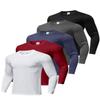 5 Pack Men's Long Sleeve Shirts Sun Protection Shirts Lightweight UPF 50+ Rash Guard for Running Workout Fishing