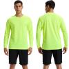 5 Pack Men's Long Sleeve Shirts Sun Protection Shirts Lightweight UPF 50+ Rash Guard for Running Workout Fishing view 3