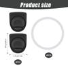 4pcs Bottle Seal Ring & Replacement Rubber Stopper for Owala FreeSip 16oz 19oz 24oz 32oz 40oz, Silicone O Ring Water Bottle Top Lid Parts, Cap Mouth Plug Gasket Accessories, BPA-Free (Black) view 2