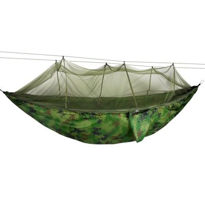 Hammocks Camping Hammock Portable Hammock with Mosquito Net 2 Person Outdoor Tent Canopy Parachute 210T Nylon Hanging Bed for Outdoor Outdoor Hammock