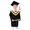 2024 Kindergarten Graduation Cap and Gown Tassel Set for Preschool Toddler (Yellow, 3-4 Years) view 2